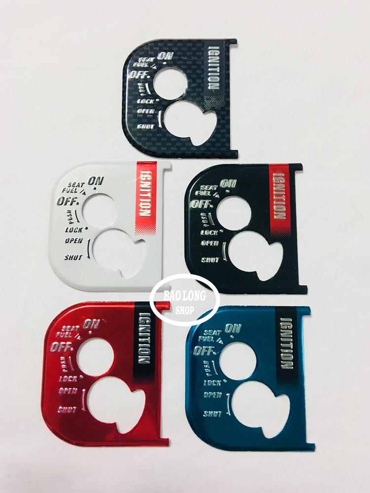 Tem Nhôm dán ổ khóa Xe máy Airblade (màu Đỏ)