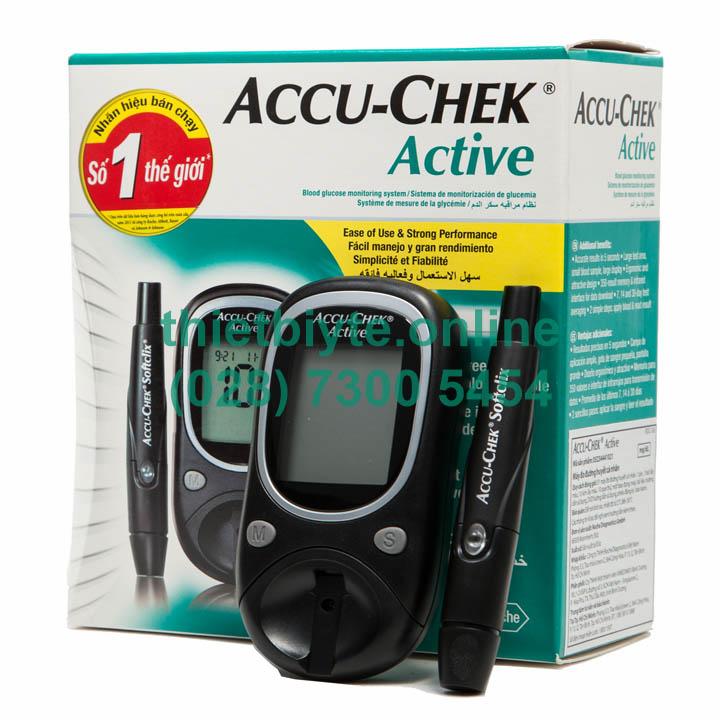 Máy đo đường huyết AccuChek Active GU (thế hệ mới)