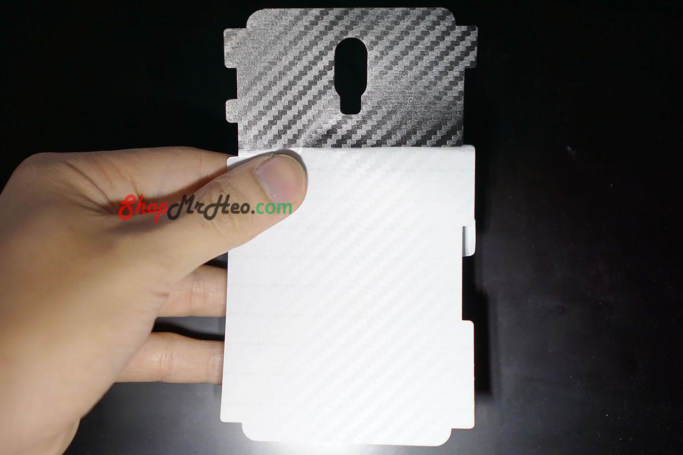 Bộ 3 skin dán mặt lưng vân 3d samsung j7 plus - j7+