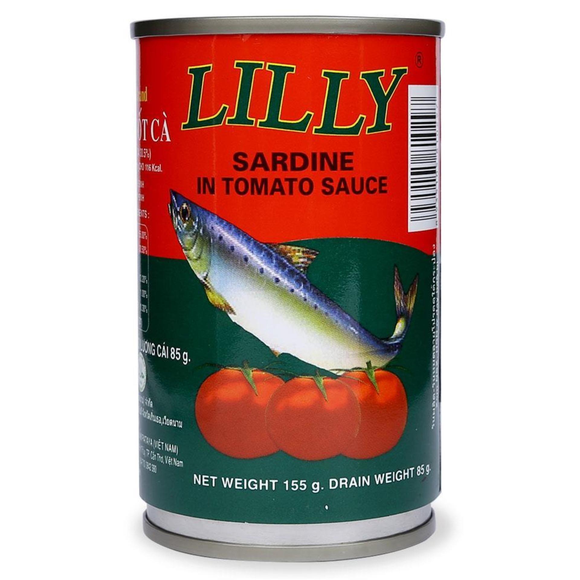 Combo 2 Cá trích sốt cà Lilly 155g (Date 2023)