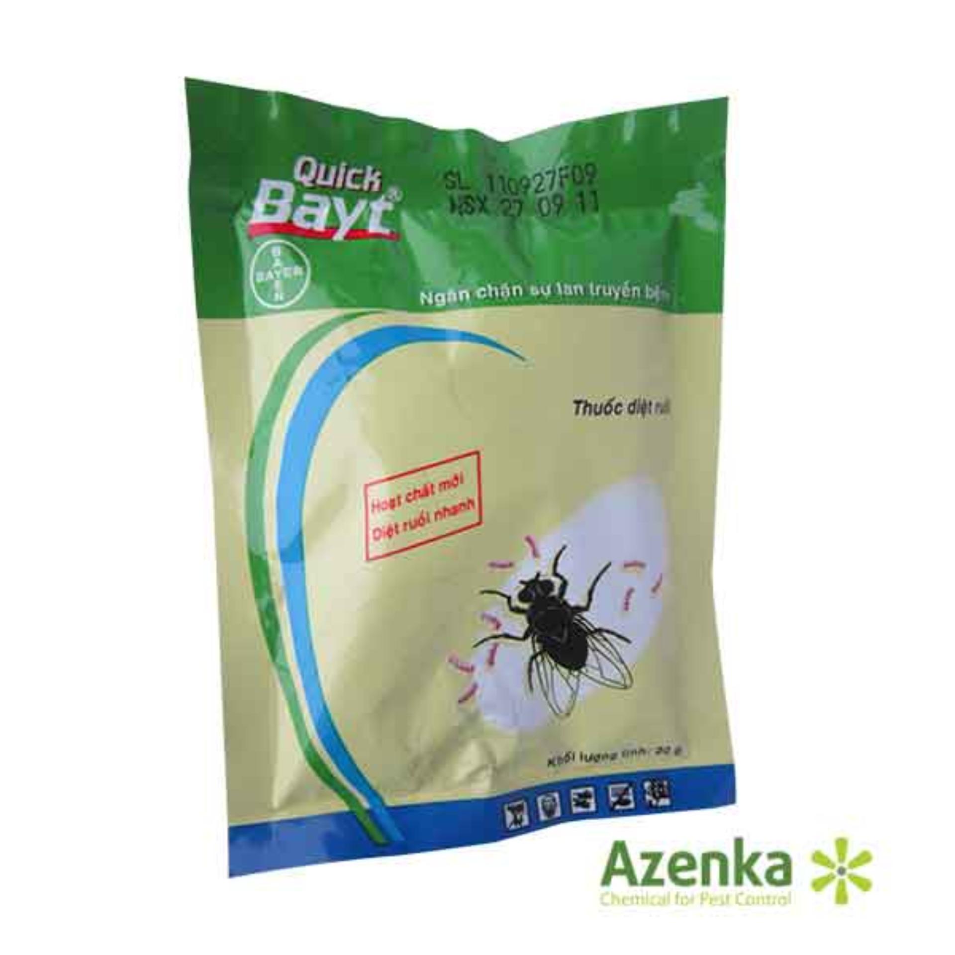 Thuốc diệt ruồi Bayer Quick bayt Combo 02 Gói (Xanh)