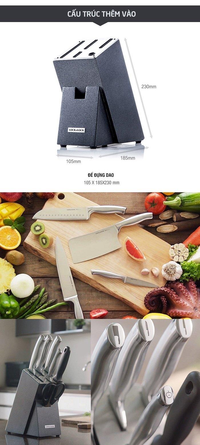 Bộ dao 7 món Chef Collection Lock&Lock CKK301