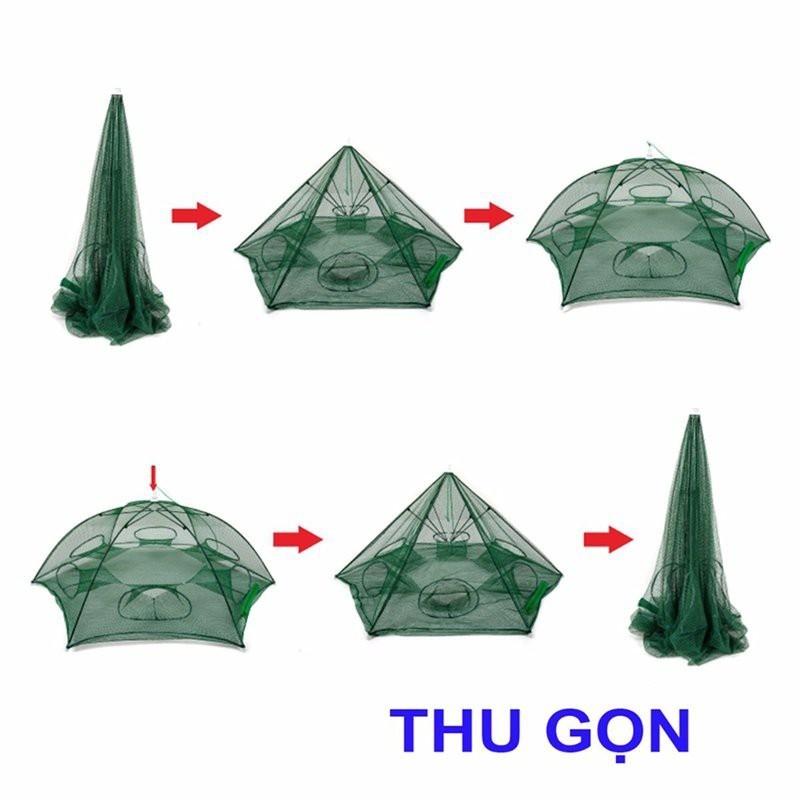 Lồng đánh bắt cá bát quái 8 cửa và 12 cửa