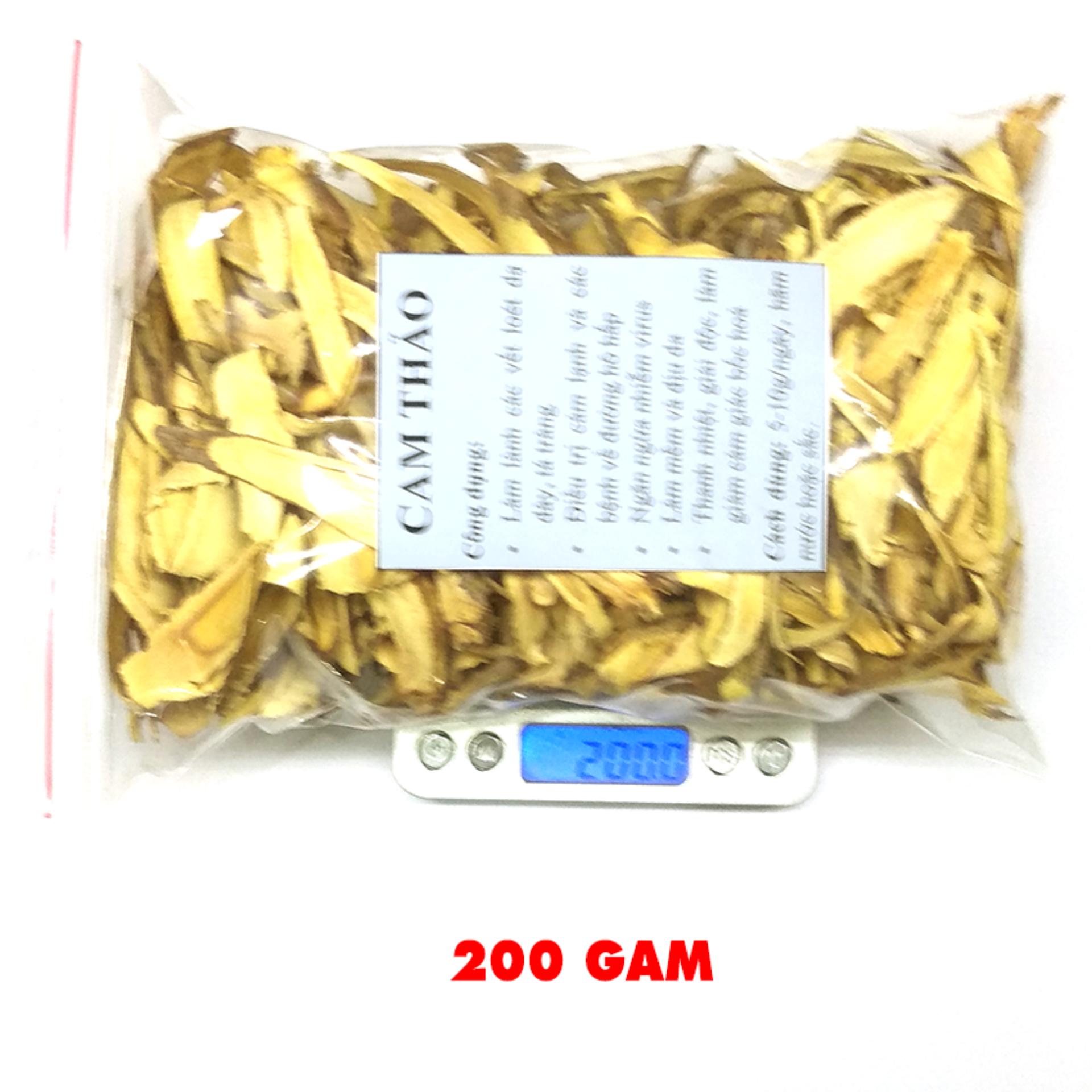 Cam thảo - 200g - Hàng tốt - Ảnh thật