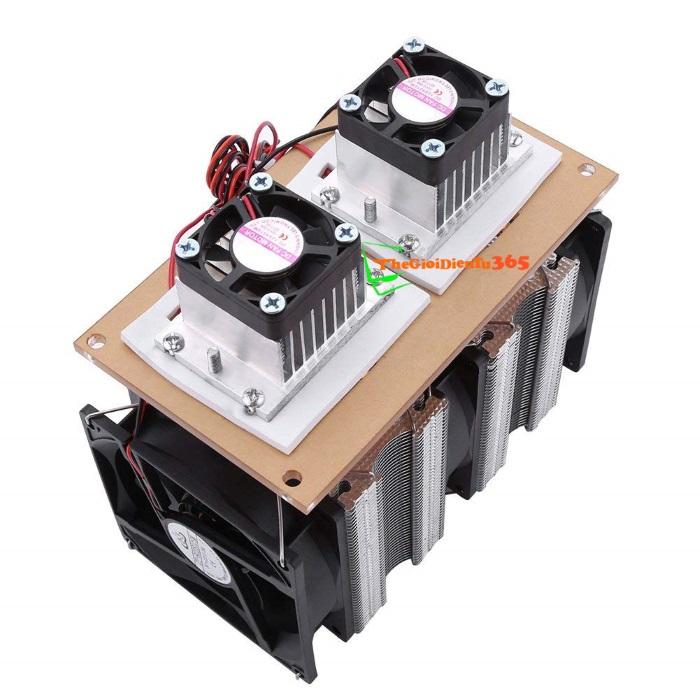 Bộ tản nhiệt kép cho sò nóng lạnh 12v- 300w sản phẩm chưa bao gồm sò nóng lạnh
