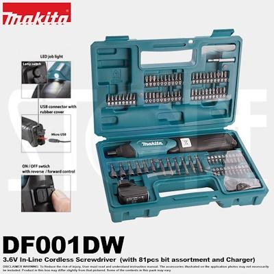 Bộ máy vặn vít dùng pin Makita DF001DW