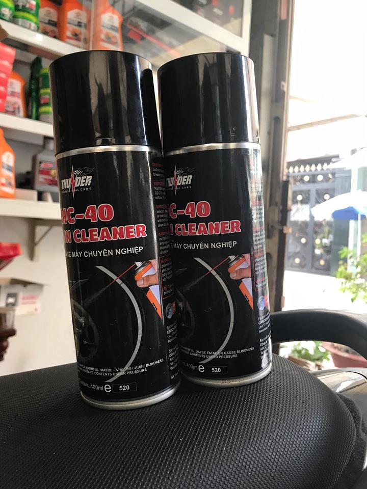 [HCM]bộ combo bàn chải chà sên và chai xịt sên THUNDER CHAINLUBE 400ML
