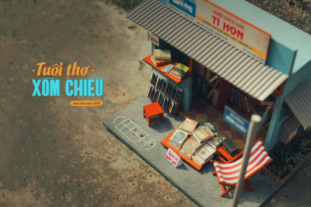 [HCM]Mô Hình DIY Tự Ráp Tiệm Sách AD05