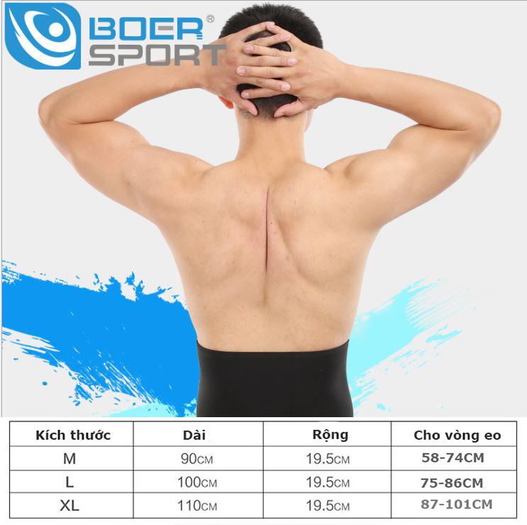 Đai bảo vệ lưng và cột sống Boer 1690