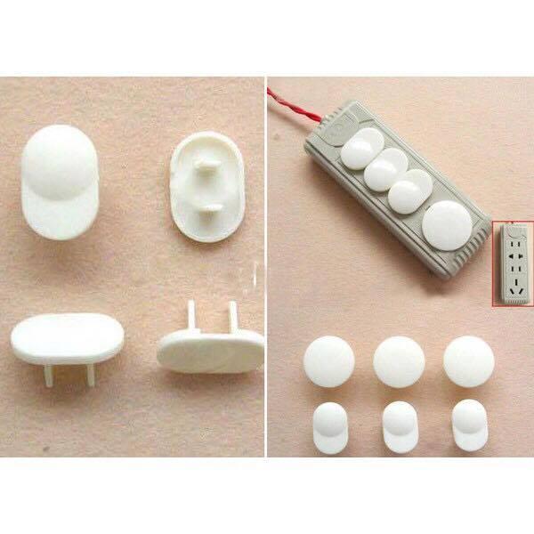 Set 10 chiếc bịt ổ điện 2 chân an toàn cho bé