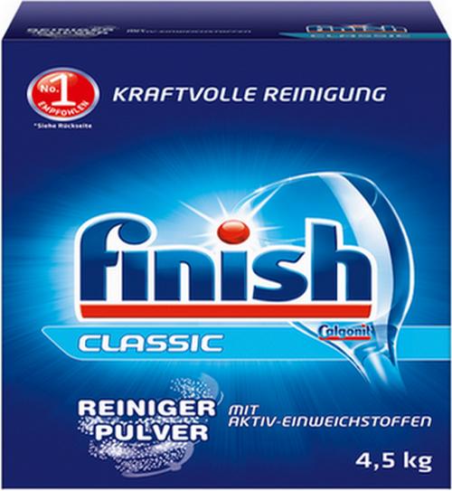 Bột rửa chén Finish hộp 4,5kg ( viên rửa bát alio,muối rửa ly somat...)dùng cho máy rửa bát