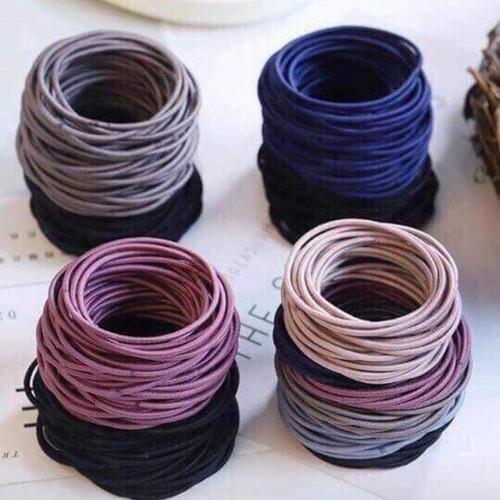 Set 100 dây chun buộc tóc