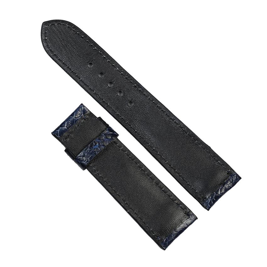 Dây Đồng Hồ Nam Da Đà Điểu Thật Hùng Cường HC8200 (20-18)