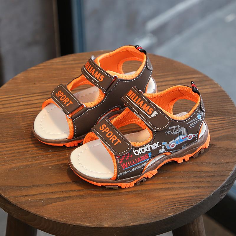Dép sandal cho bé - Đen/Nâu - Size 21 đến 30 - V107