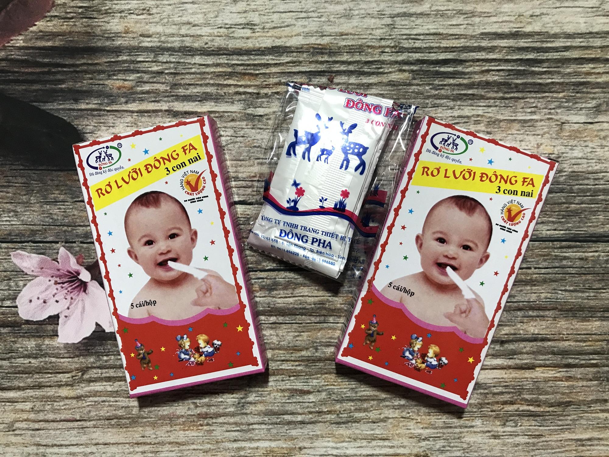 Rơ lưỡi Đông Fa cho bé sơ sinh (COMBO 50 chiếc )
