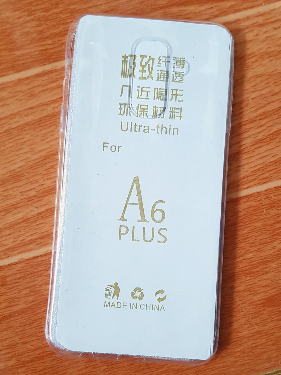 Ốp lưng samsung galaxy a6 plus 2018 dẻo silicon trong suốt