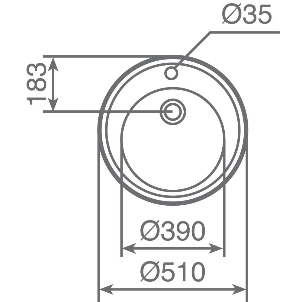 Bồn rửa chén chìm CENTROVAL 1B