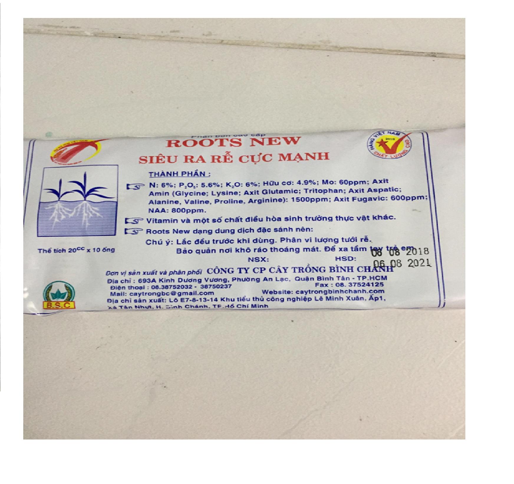 Phân vi lượng kích rễ Bimix - siêu ra rễ cực mạnh 20ml