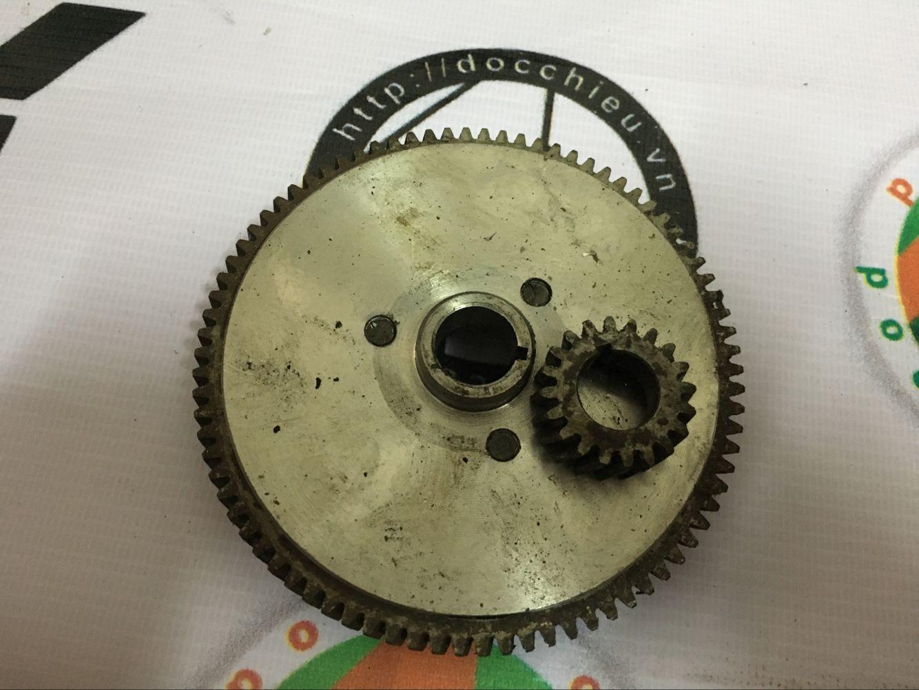 Bộ bánh răng côn động cơ xe đạp 2 thì