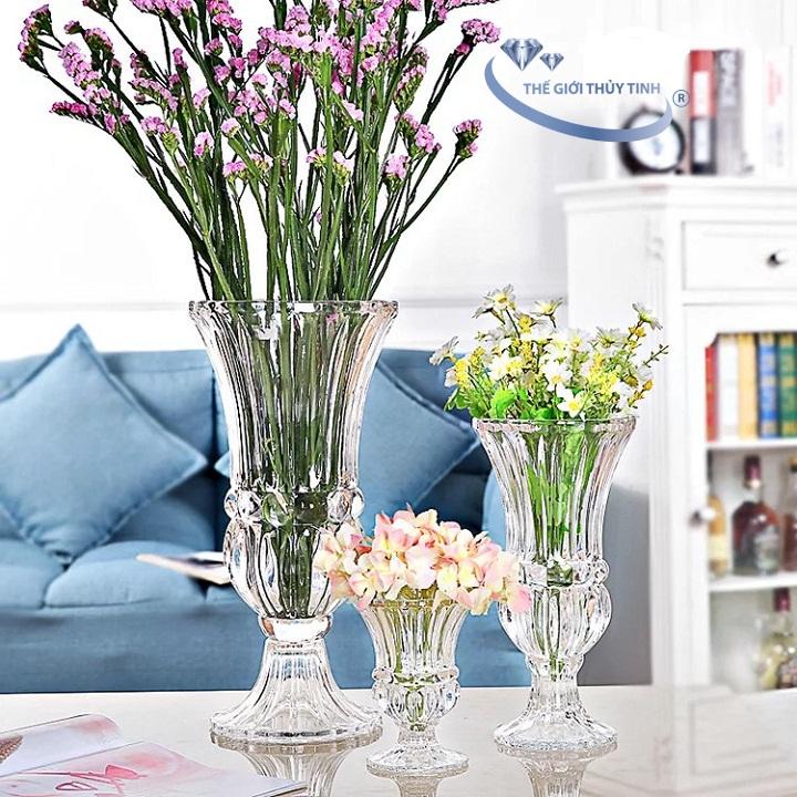 Bình Bông Lọa Hoa Ly Chân Size Nhỏ
