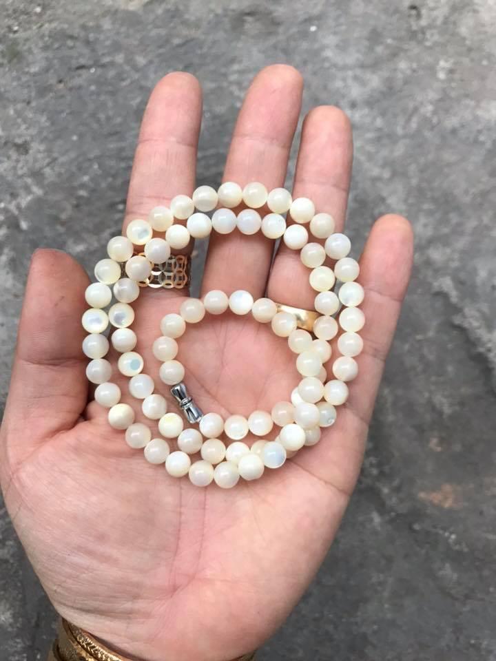 Vòng đeo cổ ôc xà cừ size 6ly
