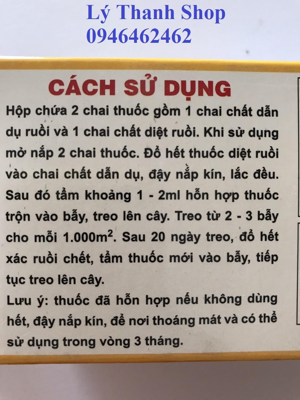 Thuốc dẫn dụ ruồi vàng đục trái Vizubon