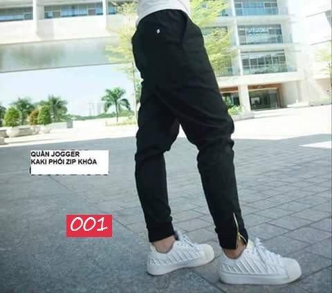 Quần Jogger kaki HL277 nam nữ mặc