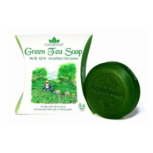 Xà bông trà xanh Cocosavon 100gr