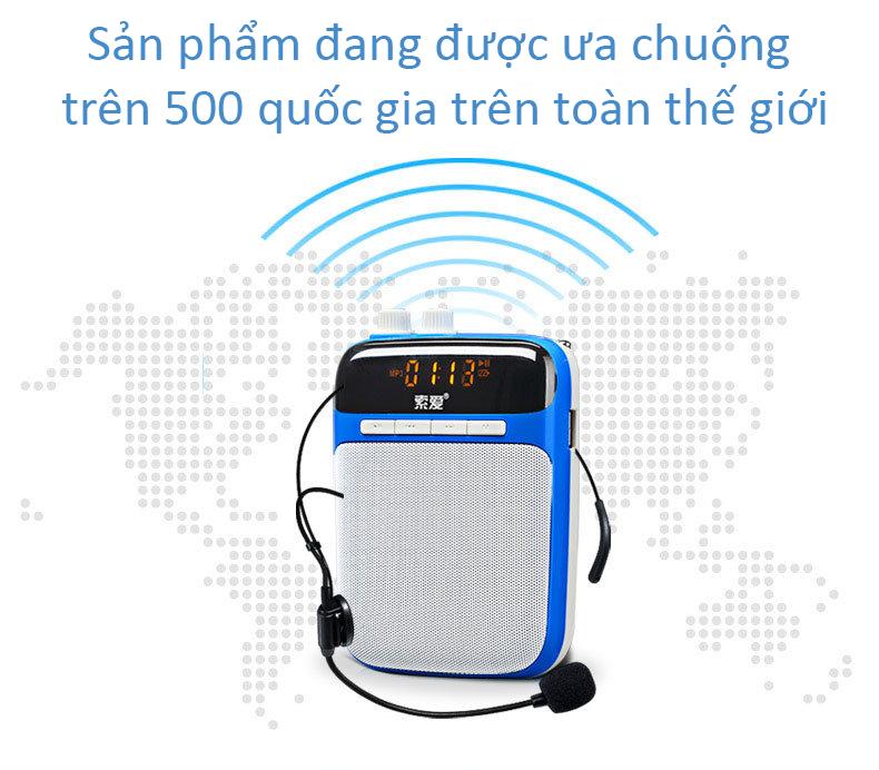Loa trợ giảng mini SOAIY S-318 (Trắng)