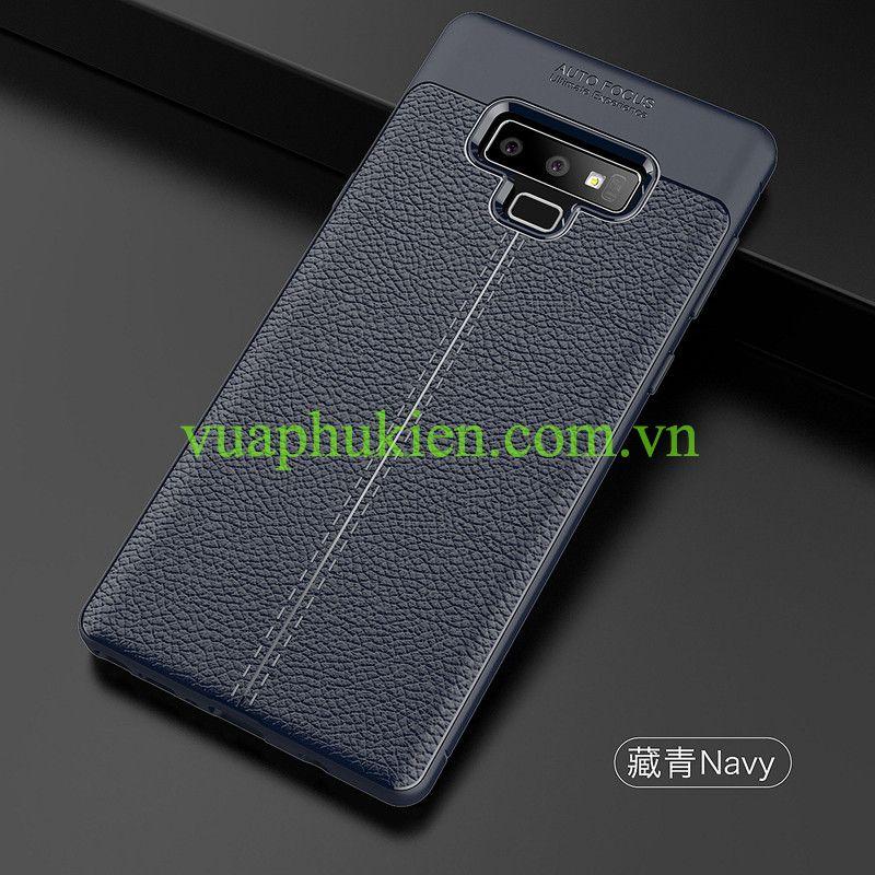 Ốp lưng dẻo thời trang giả da cao cấp cho Samsung Galaxy Note 9 - Hàng nhập khẩu