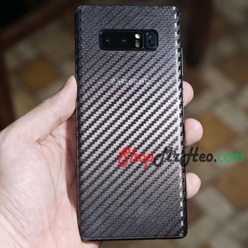 Bộ 3 skin dán mặt lưng samsung note 8