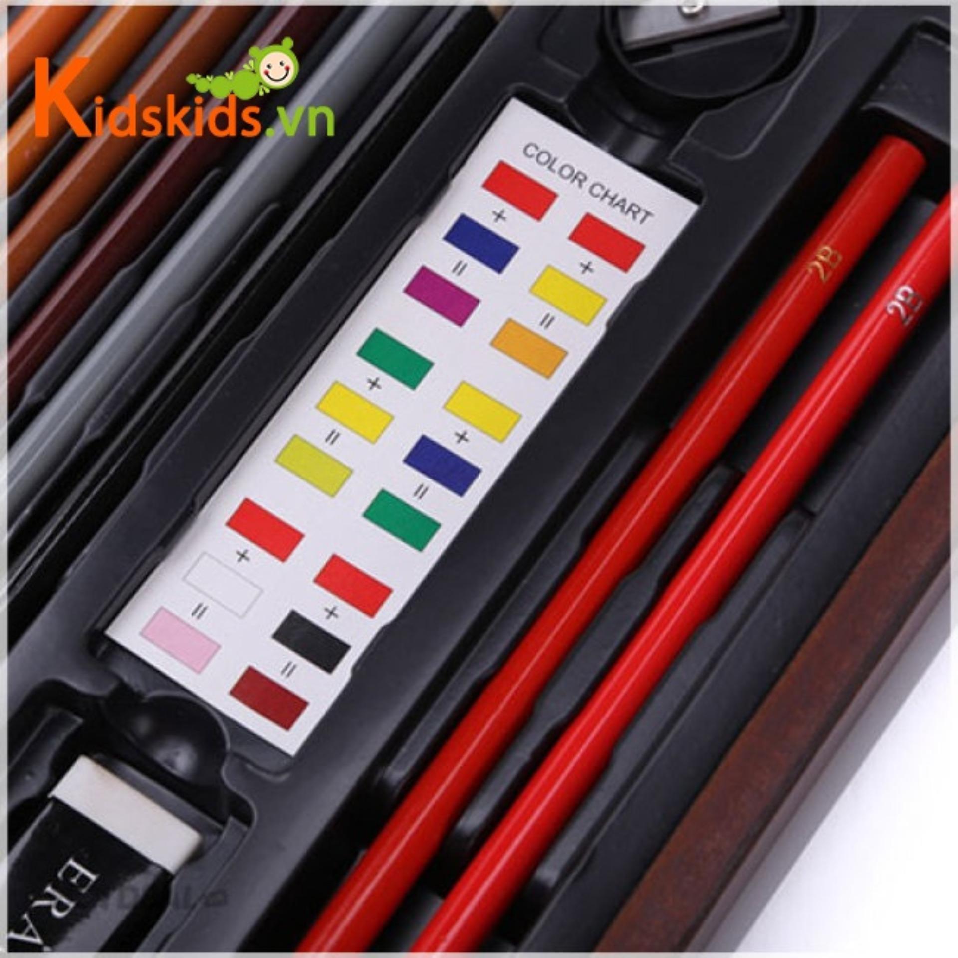 Bút màu hộp gỗ M 93 Colormate