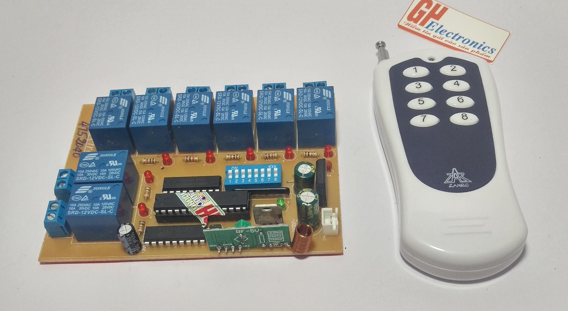 Bộ điều khiển từ xa 8 kênh GH Electronics