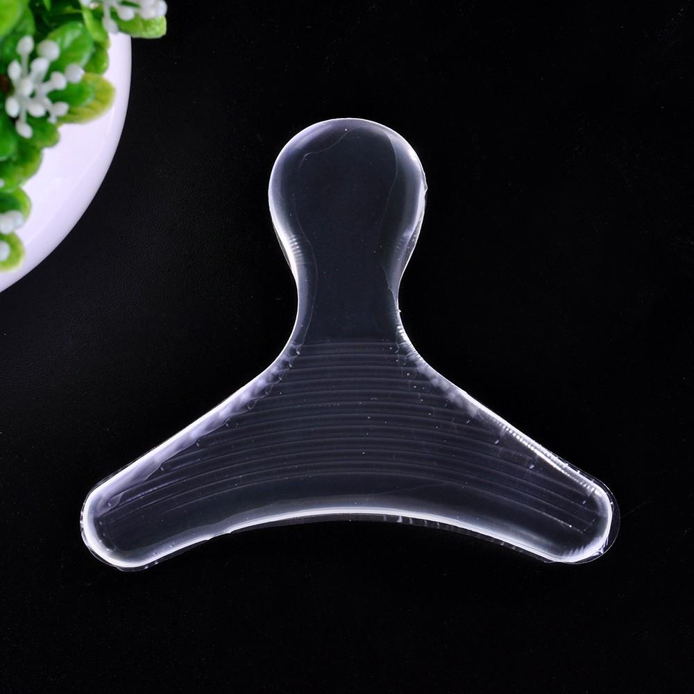 [HCM]Siêu rẻ Bộ 2 miếng lót gót giày silicon êm chân (trắng trong)