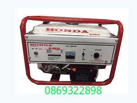 Máy phát điện honda SH4500 AVR 3.5kw chạy xăng giật tay