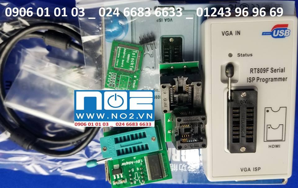 Máy chép ROM  PRO RT809F 1150k ĐÃ CÓ ĐẾ 8 TO 8 NHỎ