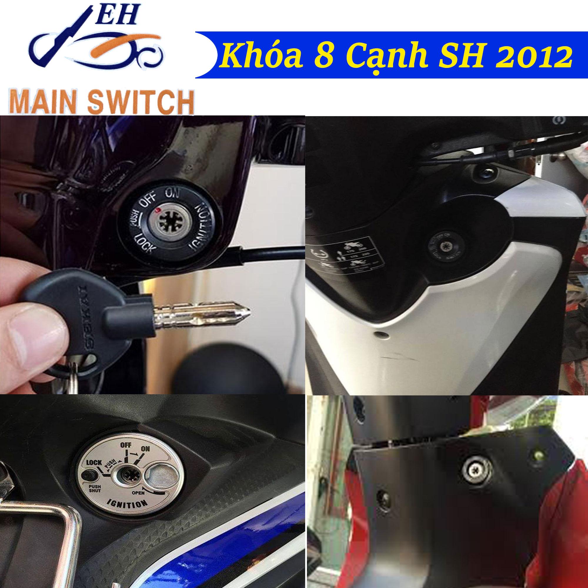 [HCM]Ổ Khóa Chống Trộm 8 Cạnh Xe SH 2012
