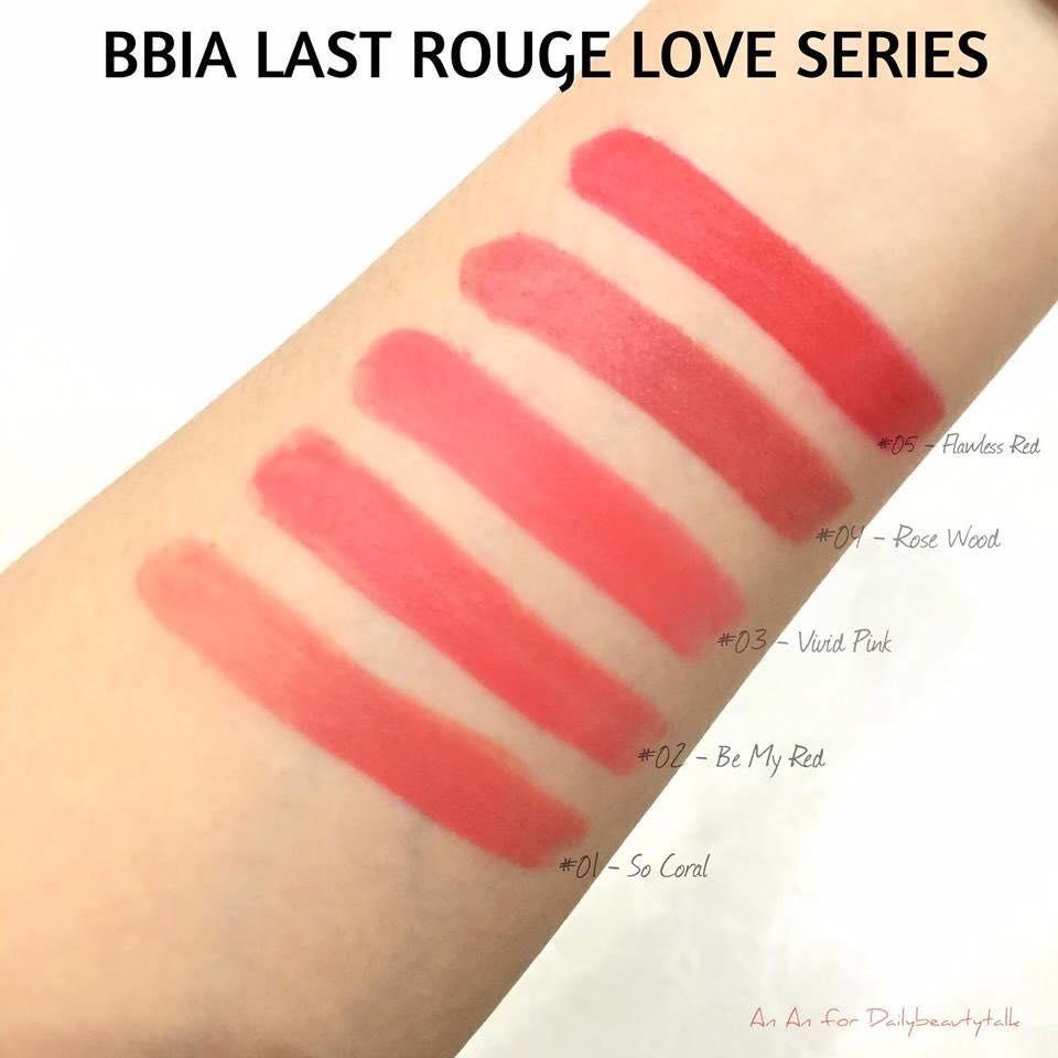 Son Lì Bbia Màu Đỏ Tươi 05 Flawless Red 3.5g