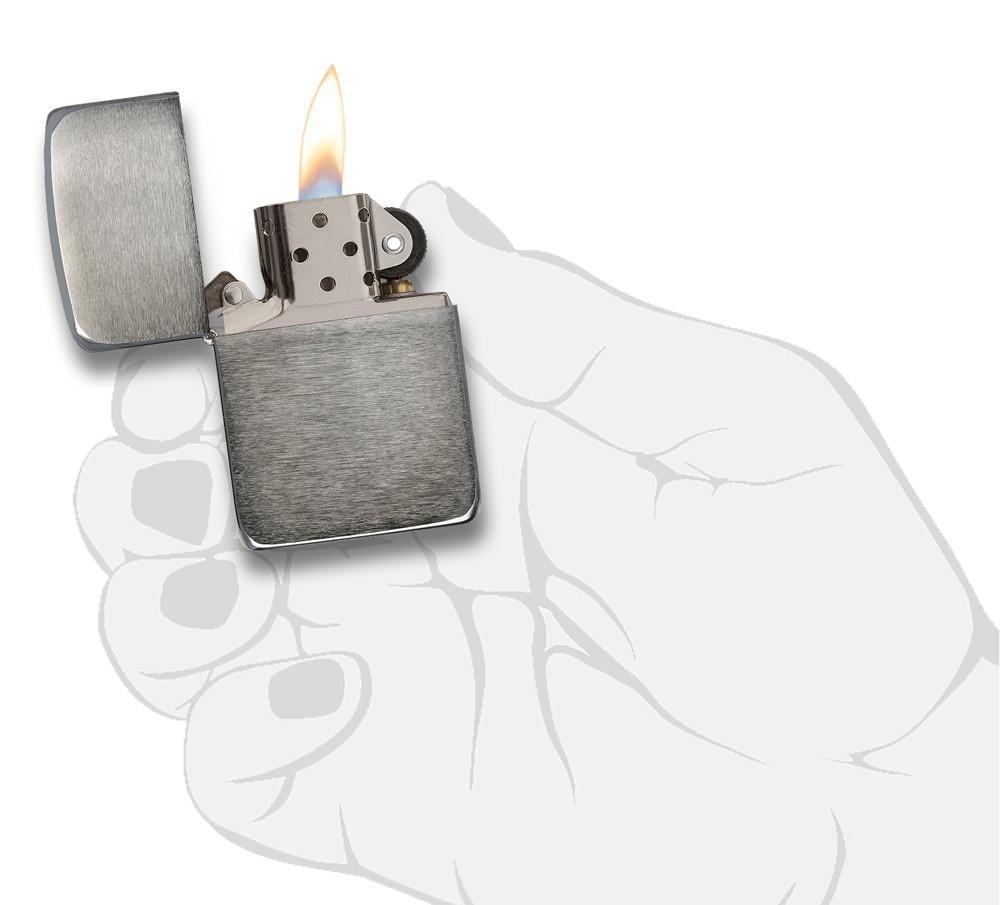 Bật Lửa Zippo Tái Bản Năm 1941 Black Ice (Dark Chrome) 24096