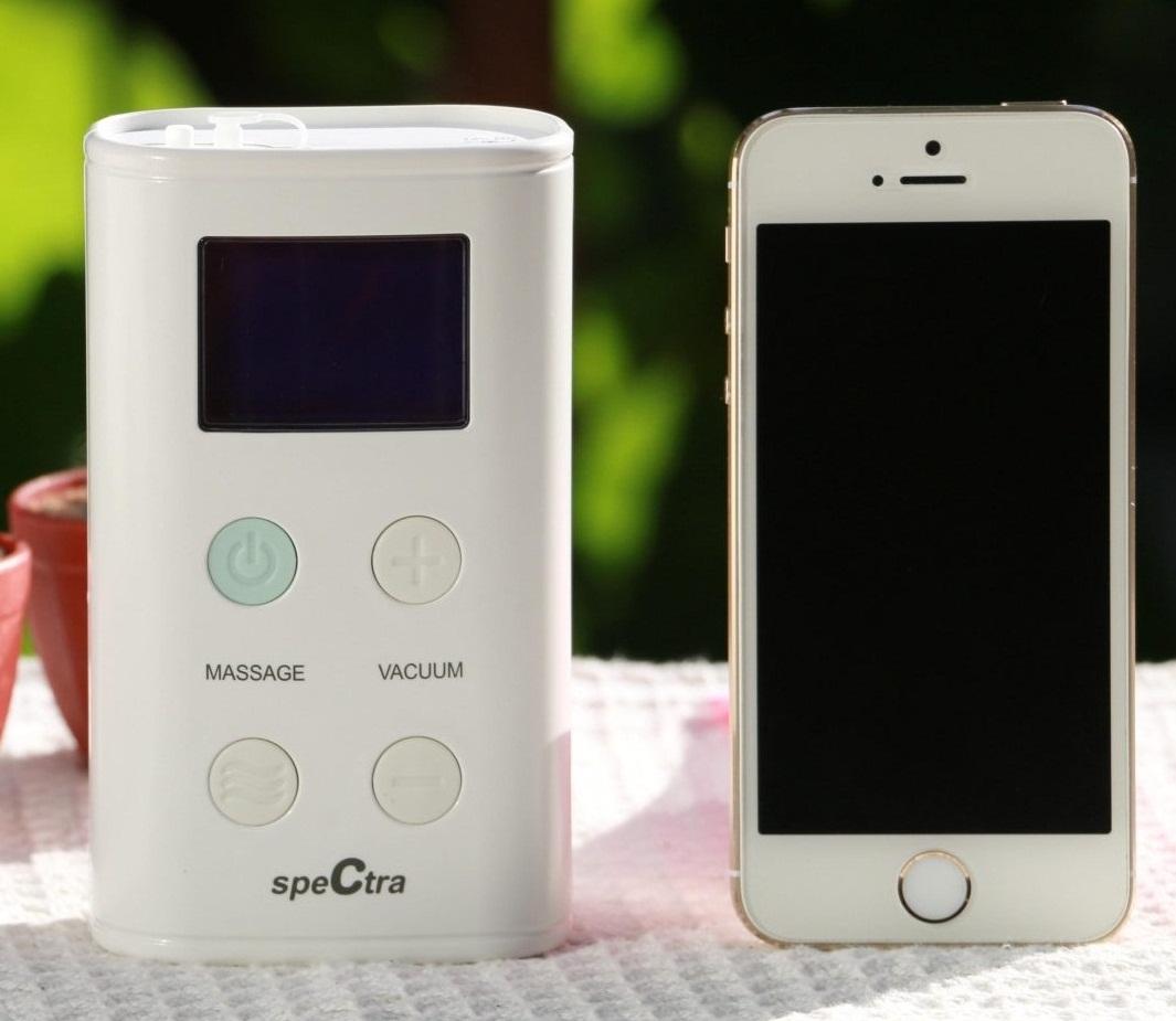 Máy hút sữa điện đôi Spectra 9 plus Made in Korea (có pin sạc tích điện)