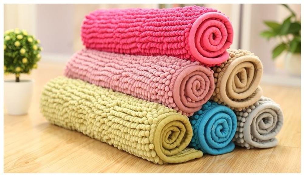 Thảm vải san hô siêu thấm nước  48 x 30cm  - MS
