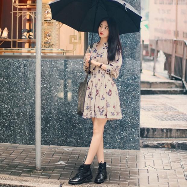 Siêu Phẩm Váy Hoa Lụa Hàn Quốc Tiểu Thư Sang Chảnh - VAY2  bhl1842