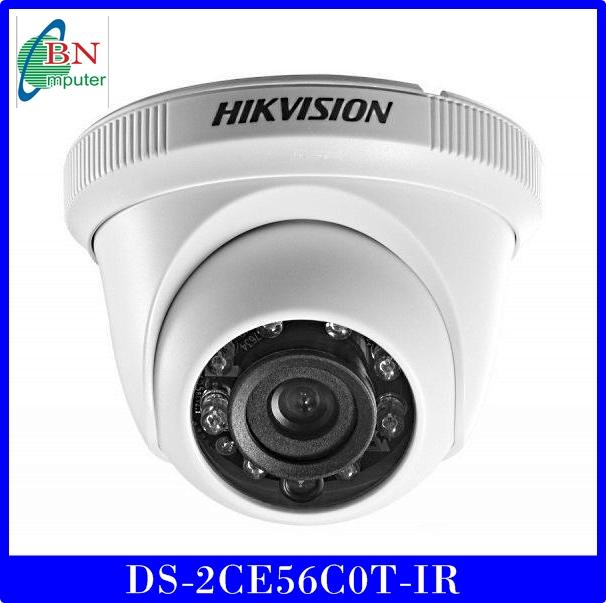 Mắt Camera Lắp Đầu Ghi Hikvision DS-2CE56C0T-IR Dome Sắt 1.0Megapixels