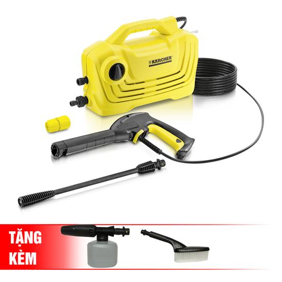 Máy phun rửa áp lực cao Karcher K2 Classic  + TẶNG Bộ đầu chà & Bình xịt