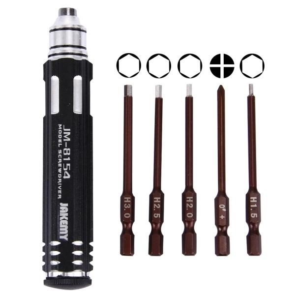 [DUY NHẤT 15.04 - NHẬP MÃ LAZSOCIALSALE1501 GIẢM 30K ĐƠN 69K] Tua vít đa năng 6in1 Jakemy JM-8154 (Đen) - Nhất Tín Computer