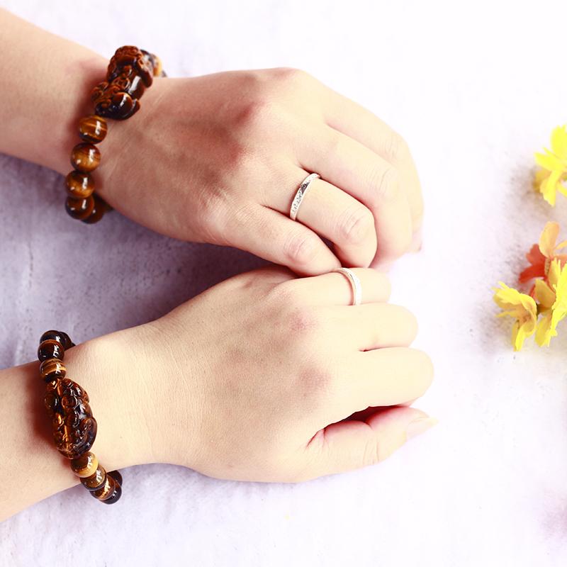 [HCM]Vòng tay tỳ hưu đá mắt hổ 8ly