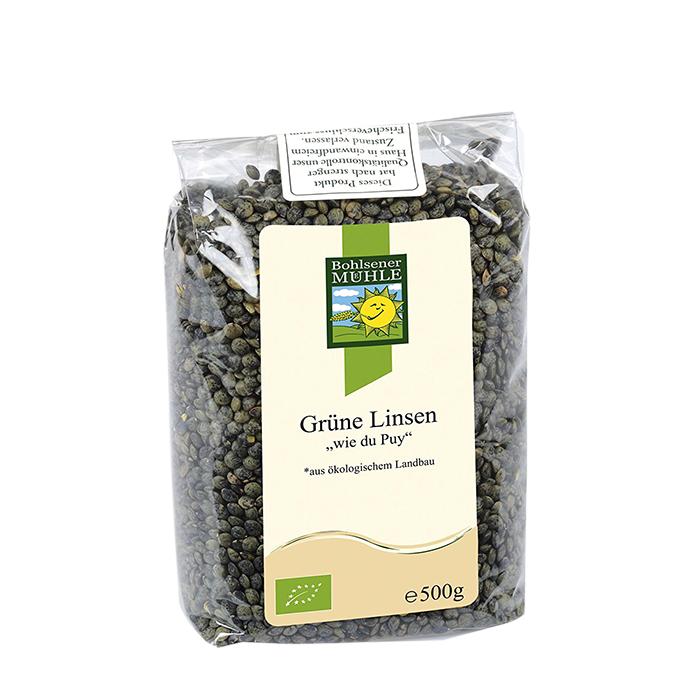 Đậu lăng xanh hữu cơ 500g - Bohlsener