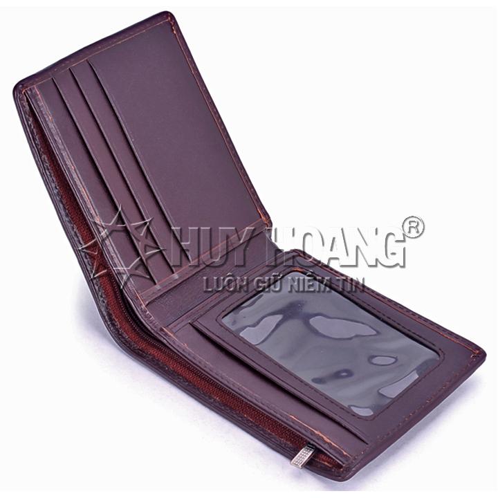 Ví nam da cá sấu màu nâu đất TH2240.