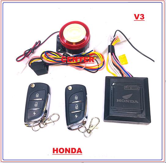 Bộ khóa chống trộm V3 Kinglock nút bật HONDA