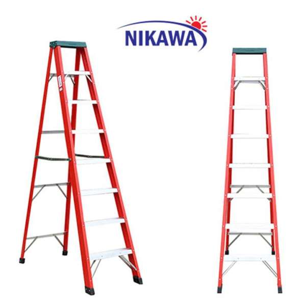 Thang nhôm chữ A Nikawa NKJ8C Nhật Bản - 2,31m cách điện